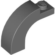 Lego kostka (kostička) 1x3x2 zakulacená nahoře oblouk, tmavě modro šedá (4199213, 4561788, 4586564, 4618881)
